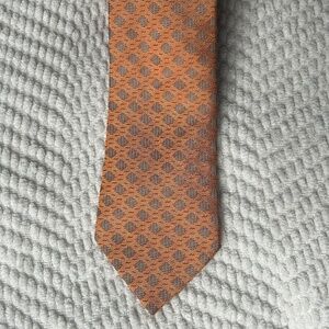 Hermès Paris Orange Men’s Tie